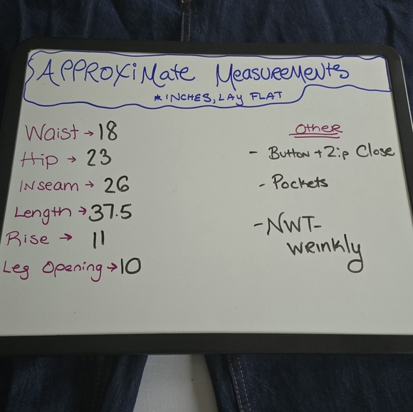 NEW KATE SPADE x Target Jeans Women’s Size 14 High Rise Straight Leg Wide Cuff - Picture 3 of 13